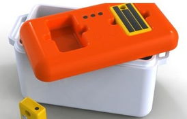 新奇产品欣赏 太阳能制冷的光电池便携冰箱